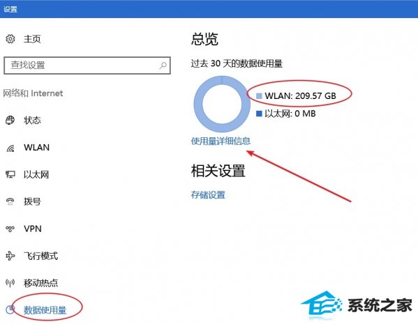 win8网络数据使用量重置清零