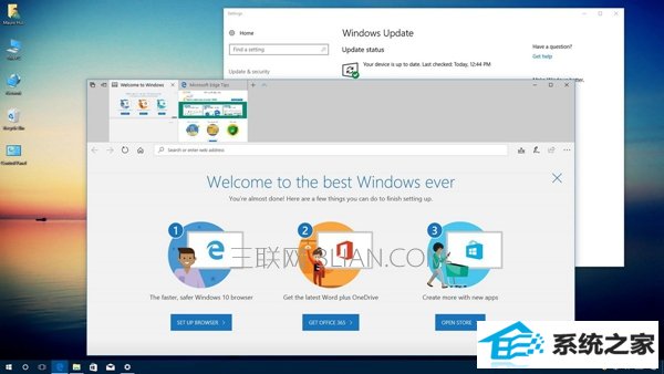win8升级如何禁止弹出Edge浏览器的欢迎界面 三联
